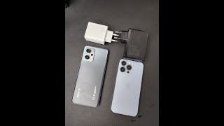 Qual carrega mais rápido Iphone X POCO X4 GT [upl. by Dougy32]