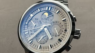 IWC GST Perpetual Calendar Chronograph IW375607 IWC Watch Review [upl. by Enyledam644]