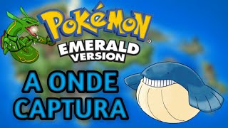 A onde captura o wailmerpokemon emerald [upl. by Jean]