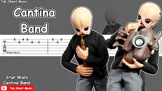 Star Wars  Cantina Band Guitar Tutorial [upl. by Elimaj680]