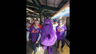 GRIMACE NEWYORK METS grimace newyorkmets mcdonalds [upl. by Radu]