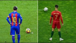 Messi vs Ronaldo Biggest Freekick Battle Ever [upl. by Emoraj]