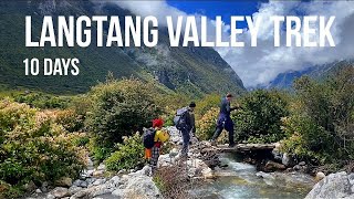 10 Days Langtang Valley Trek  Nepal [upl. by Sayette]