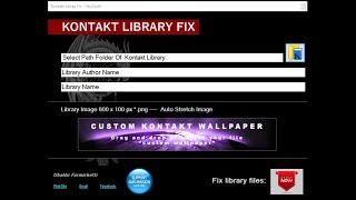 Kontakt Library FIX Utility ENG no library found kontakt [upl. by Nnairb]