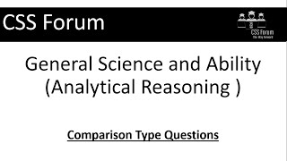 Analytical Reasoning Tips and Tricks  Comparison Type Questions [upl. by Retepnhoj]