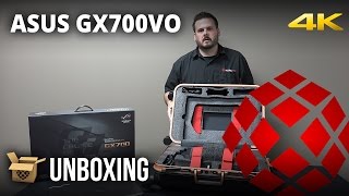 Asus GX700VOVS74K  Liquid Cooled Laptop  Unboxing by XOTIC PC [upl. by Adnohsirk]