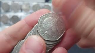 £50 50p Coin Hunt for EVERY UK 50p 25 [upl. by Cheke]