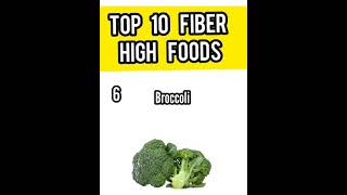 Top 10 High Fiber FoodsFiber Rich Foods [upl. by Brannon]