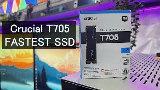 Crucial T705 PCIe Gen5 NVMe SSD Unboxing amp Speed Test [upl. by Candra475]