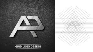 Creating a Monogram Letter Logo Design in Illustrator [upl. by Blum]