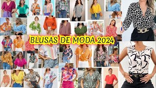 1000 BLUSAS DE MODA 2024 NUEVOS MODELOS DE BLUSAS  BELLAS y ELEGANTES BLUSAS DE MODA 2024BLUSAS [upl. by Kerns]