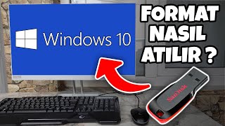 Windows 10 format atma  format nasıl atılır [upl. by Eilraep]