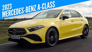 2023 MercedesBenz AClass Hatchback A250e  First Look  AUTOBICS [upl. by Conover]