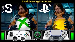 Death Stranding Xbox Series S vs PlayStation 5 Gameplay Comparison [upl. by Haceber]