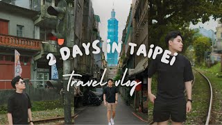 Vlog 2 DAYS in Taipei  Taiwan Street food Jiufen Shifen Tamsui old street [upl. by Acinehs]