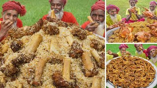 Buffalo Nihari Biriyani Mutton Nolli amp Chicken Biriyani  GRANDPA LIVE [upl. by Noislla489]