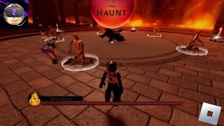 PixelMii vs The Headless Horseman  Boss Fight on The Haunt  ROBLOX Events [upl. by Manwell]