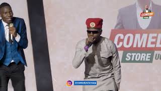 Comedy Store Uganda Feb 2023  Battle Chamili Saha amp Bobi Wine [upl. by Aiuqat]