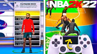 BEST DRIBBLE TUTORIAL FOR NBA 2K22 SIMPLE AND EASY TO FOLLOW  NEW BEST DRIBBLE MOVES Handcam [upl. by Cyprio]