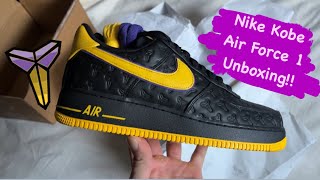 Nike Air Force 1 Kobe Away Unboxing kobe sneakers nike [upl. by Shaefer380]