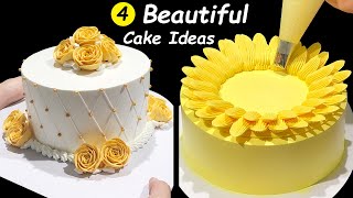 How To Make Cake Decorating Tutorials for Beginners  Homemade cake decorating ideas  Cake Design [upl. by Ravens]