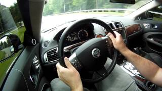 Jaguar XKR ECU Tune amp Pulley Upgrade Test Drive [upl. by Avan]