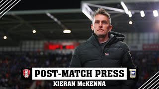 KIERAN McKENNA FOLLOWING ROTHERHAM DRAW [upl. by Eendyc]