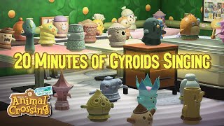 20 Minutes of Gyroids Singing  Study Music for Exams All 36 including Brewstoid Animal Crossing [upl. by Rumit]