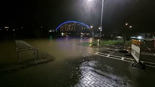 Hochwasser Rinteln Weser  231223  1813 [upl. by Stevena548]