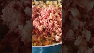 easycooking CORNED BEEF RECIPE cornedbeefhash satisfying breakfast viralvideo shorts [upl. by Osnerol]