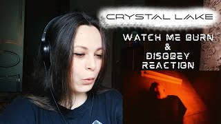 CRYSTAL LAKE  WATCH ME BURN amp DISOBEY REACTION  slaveformusic [upl. by Attenat]