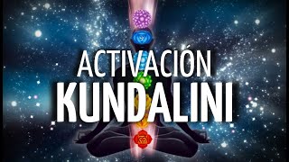 🔥Meditación ACTIVACIÓN de KUNDALINI a través de TUS CHAKRAS  SANACIÓN COMPLETA [upl. by Aldin]