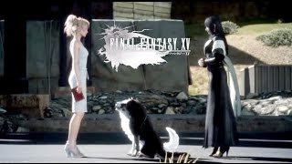 Final Fantasy XV Lunafreya Nox Fleuret And Gentiana The Ring Of Lucii Cinematic Cut Scene [upl. by Nemzzaj]