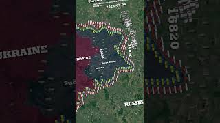 Ukraine Invasion of KurskКурск Everyday Aug 2024  Nov 2024  Animated Map [upl. by Narahs]