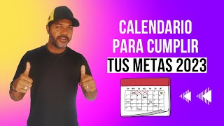 Calendario en Excel para METAS 2023 [upl. by Jo895]