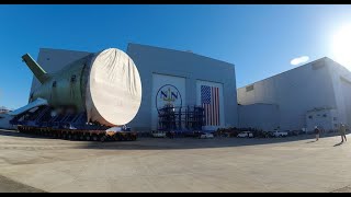 Newport News Shipbuilding Delivers First ColumbiaClass Stern [upl. by Chemosh]