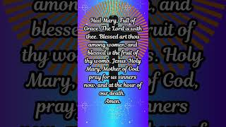 Our Father Hail Mary and Glory be prayer j4vlogs shortvideo shorts [upl. by Neellek]