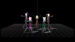 MMD 1 2 Fanclub mirrored dance practice ver  Wonderlands x Showtime [upl. by Cahan]