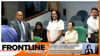 VP Sara Duterte humarap sa Senate hearing kaugnay ng pondo ng Office of the Vice President [upl. by Towland]