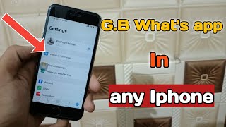 Install GB whats app in any Iphone laddidhiman [upl. by Dympha]