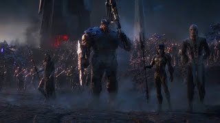 Thanos Calls His Army  Black Order Returns  Avengers Endgame Open MatteIMAX HD [upl. by Ardnusal]