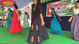 Chogada tara dance performance by Tejaswi high school [upl. by Akerboom]