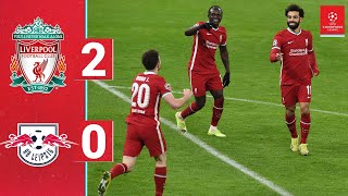 Highlights Liverpool 20 RB Leipzig  Salah and Mane on target in Budapest [upl. by Ennyrb]