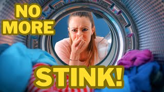 Remove That GROSS STINK From Your Washing Machine NOW [upl. by Aissela]