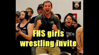 Fairbury girls wrestling invite 2023 [upl. by Nwahsyd232]