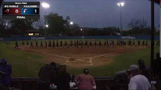 Faulkner vs 13 Mobile Softball [upl. by Hsaka99]