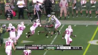 Oregon Ducks Rose Bowl Highlights 2012 [upl. by Enehs]