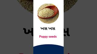 Poppy seeds meaning in Gujarati  English dictionary [upl. by Lerraf]