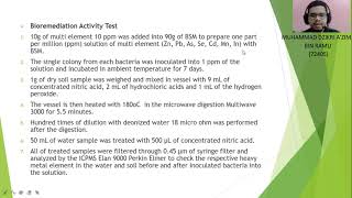 Bacteria in Heavy Metal Bioremediation [upl. by Meece]