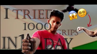 I Did 1000 Hand Gripper In 1 Day Result  FOREARM TRANSFORMATION  handgripper forearm workout [upl. by Amersham]